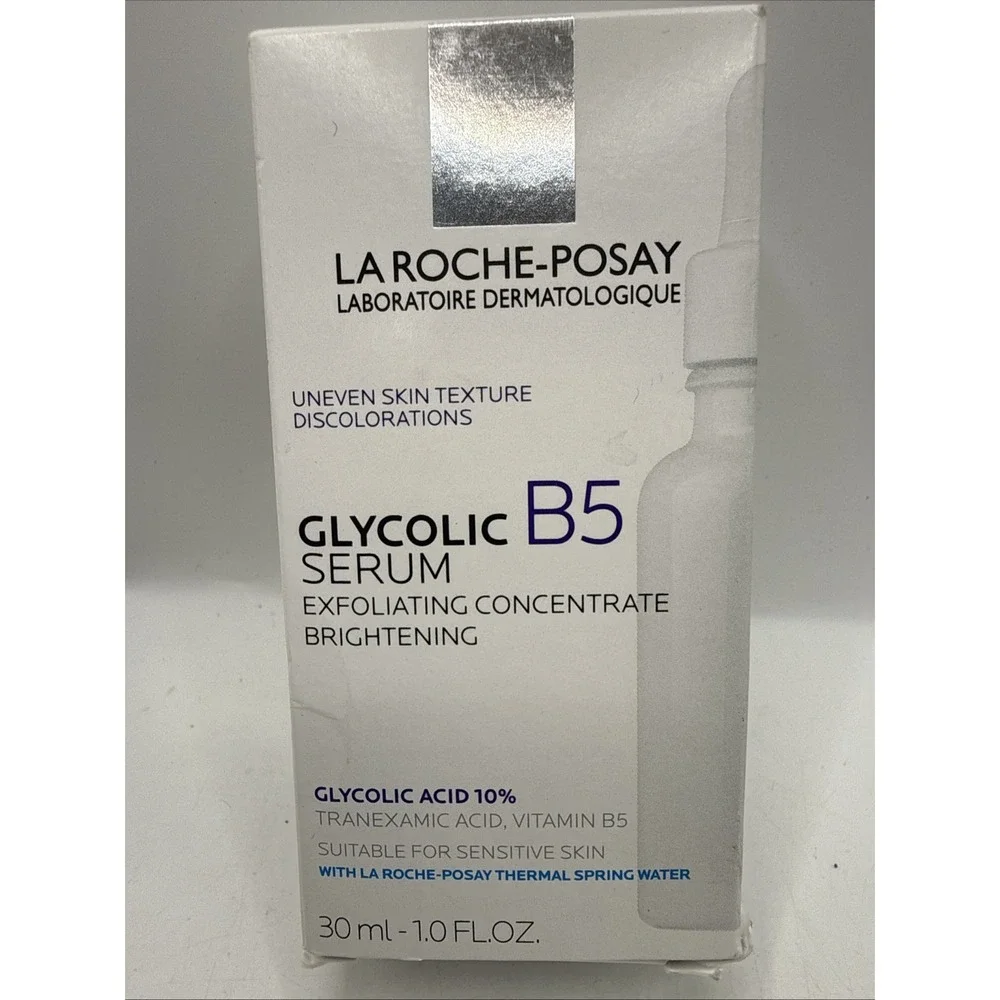 La‎ Roche-Posay Uneven Skin Glycolic B5 Serum Brightening 1oz EXP4/2027+ B99-93
